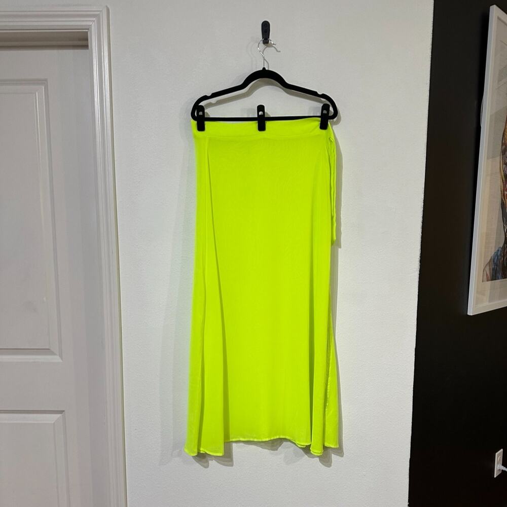 Neon Green Maxi Beach Sarong